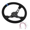   35cmCelsius14inch 6-  Auto Car Racing Steering Wheel with Horn Red