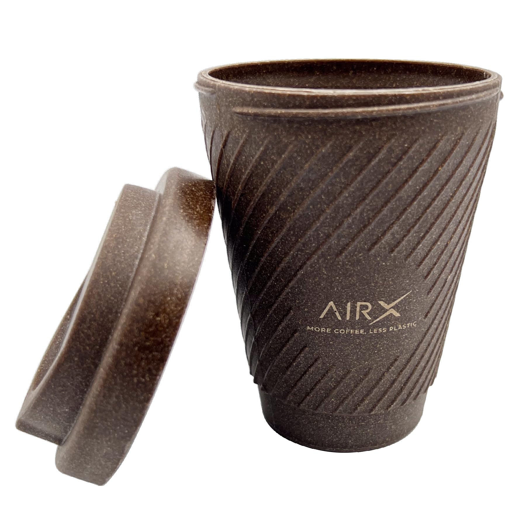 

AirX COFFEE ToGo CUP | Тамблер | Биопластиковый стакан, изготовленный из кофейной гущи | Логотип AirX