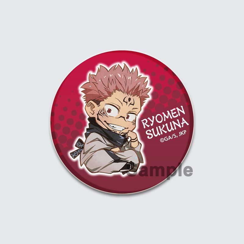 32/44/58mm Anime Jujutsu Kaisen Insigna Figura Gojo Satoru Yuji Itadori Desene animat rotund Ace lucrate manual DIY Rucsac Guler Brosa Accesorii