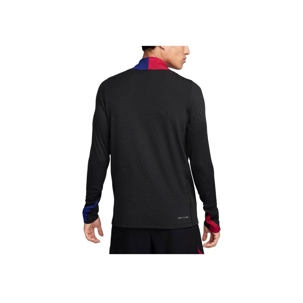 Nike FCDri-FIT ADV Barcelona Strike Elite Outdoor Casual Sports Pullover Long Sleeve Football Shirt Men Tops FN9276-011