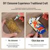 Cloisonné Enamel Bookmark Kit - Jingtai Blue Mid-Autumn Craft Activity