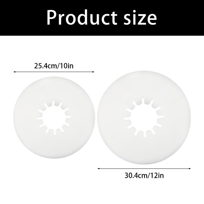 10in/12in 5th Wheel Lube Plate Disk Towpower Fifth Wheel Lube Plate Campers Accessory for Trailer Truck Easy Installation
