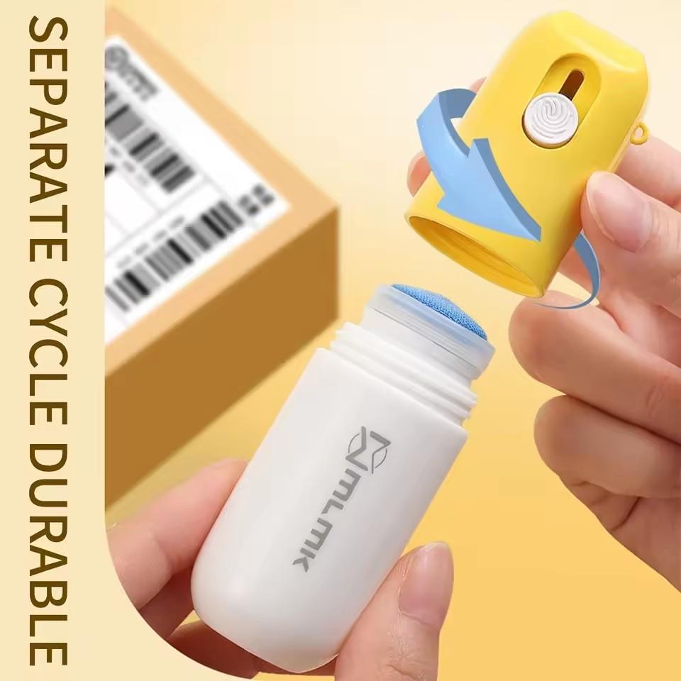 Thermal Paper Correction Fluid with Unboxing Knife Portable Durable Thermal Paper Data Identity Protection Fluid Eraser 20ml