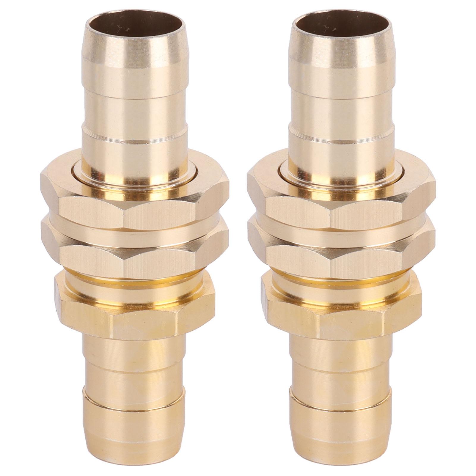

2Pcs G3 4 Aluminum Alloy Hose Repair Connector Water Hose End Mender with Clamp for Garden