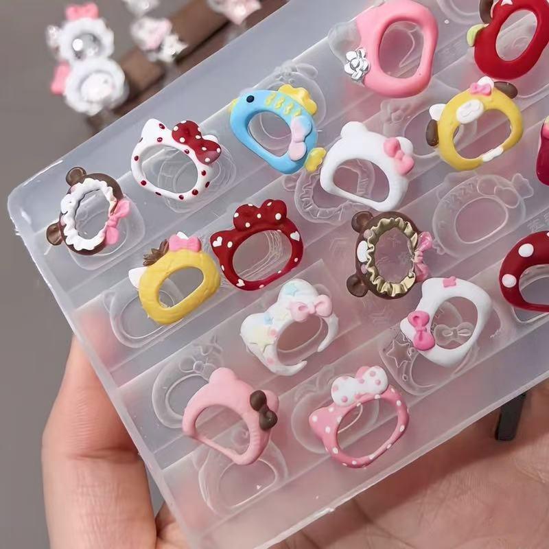 Little Red Riding Hood Cartoon Silicone Nail Art Mold Little Red Riding Hood Mold