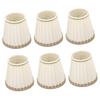 6PCS Candle Lamp Lampshade Clip On Fabrics Lampshades Set for Table Lamp Wall Lamp