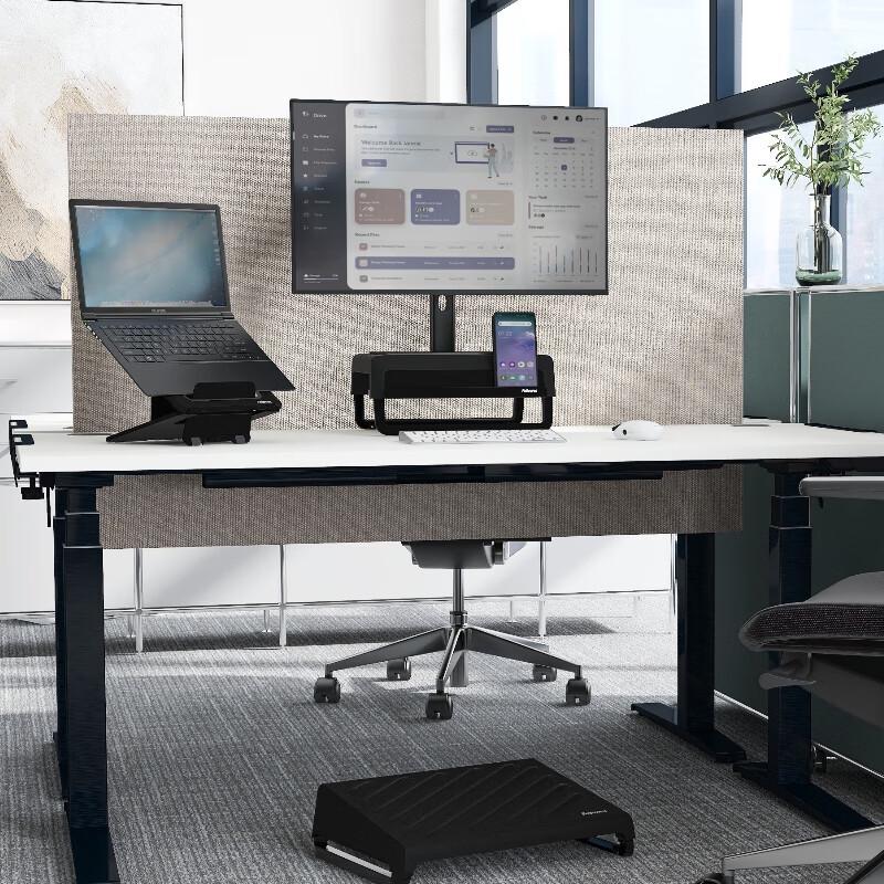 

Fanluoshi Breyta Adjustable Monitor Riser with Storage Tray