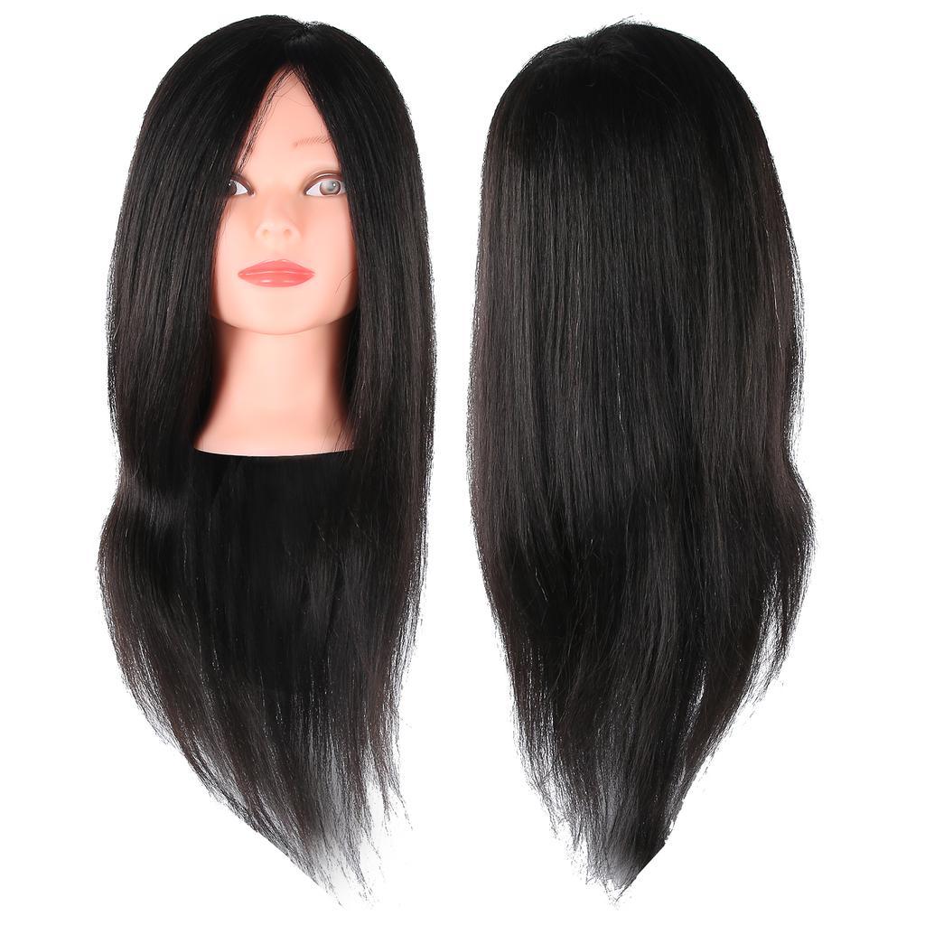Friseur-Schaufensterkopf Menschenhaar Übungs-Trainings-Kosmetik-Mannequin-Kopf