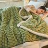 Coral Velvet Autumn Winter Blanket Sofa Air Conditioning Single Double Soft Flannel Fleece Blankets for Warm Sleeping Quilt
