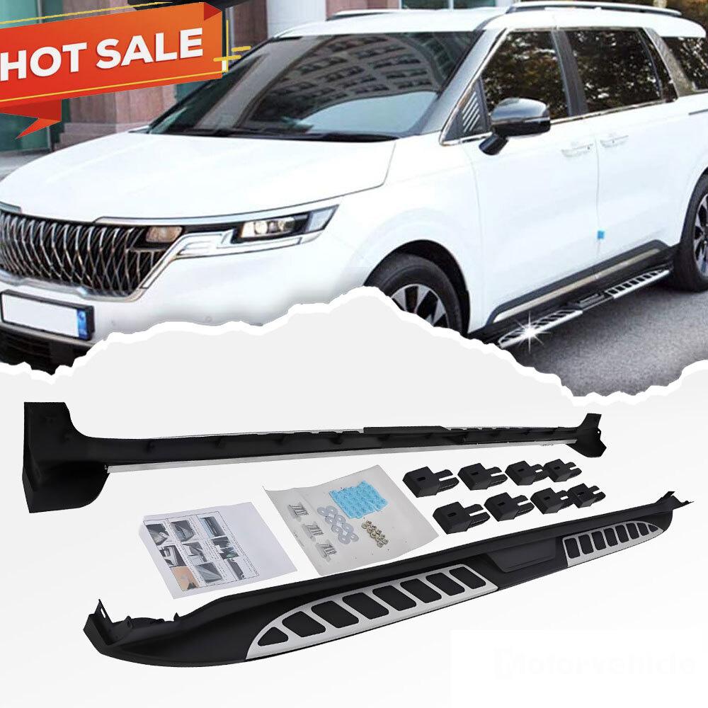 

Для Kia Sedona Carnival 2025-2025 2 шт. левый правый Пороги Боковые ступеньки Нерф-бар Алюминиевый сплав Боковая ступенька Подножка United States