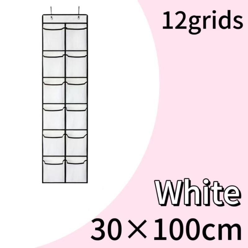 1224 Pocket Shoes Organizer Rack Hanging Bag Wall Mounted Shoe Holder Hanging Over The Door Behind Closet Organizer Storage Bag 3490₽