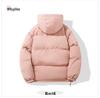 Men's Winter Solid Color Hooded Cotton Jacket - Loose, Casual, Warm Outerwear for Teens