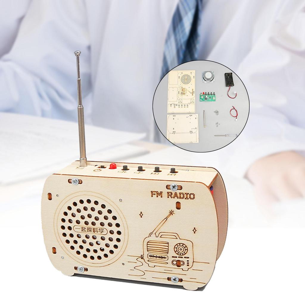 DIY Radio Model Science Set Teaching Materials Unique Experiment Kits 3D Puzzle Toy Ages 6+
