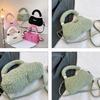 Plush Handbag Soft Warm Shoulder Bag Everyday Companion for Fashion Enthusiasts