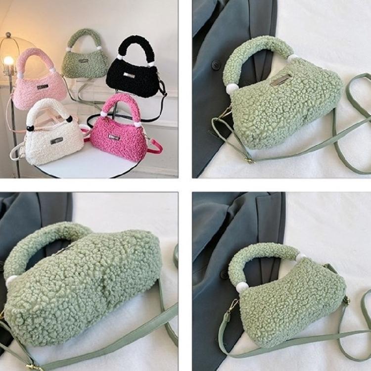 Plush Handbag Soft Warm Shoulder Bag Everyday Companion for Fashion Enthusiasts