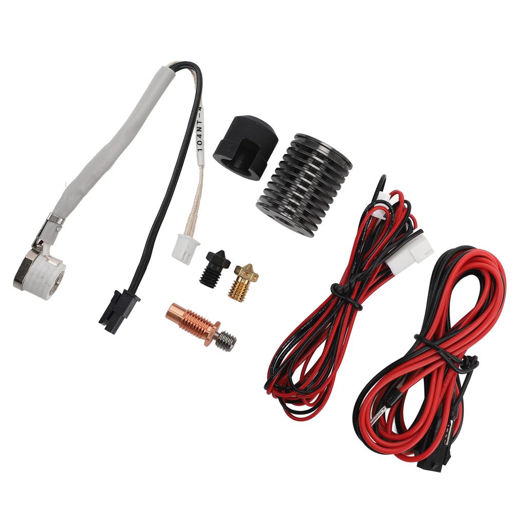 Ceramic Hot End Kit 24V High Temp Resistant Heating Block for V6 N0.1 0.2 2.4 3D Printer Parts
