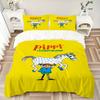 Pippi Långstrump Poster Print 3Pcs Bedding Set,Duvet Cover with 2 Bedro,Pillowcase Home Birthday Gift
