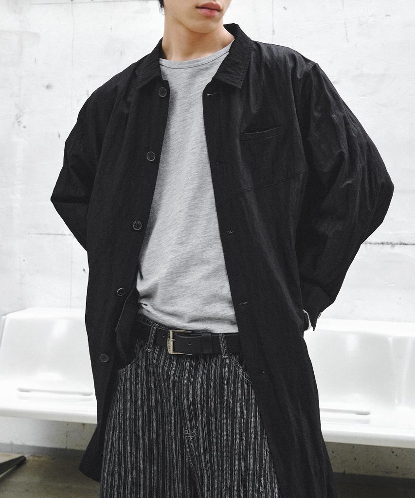Intempomood Facade Shell Mac Coat_Black