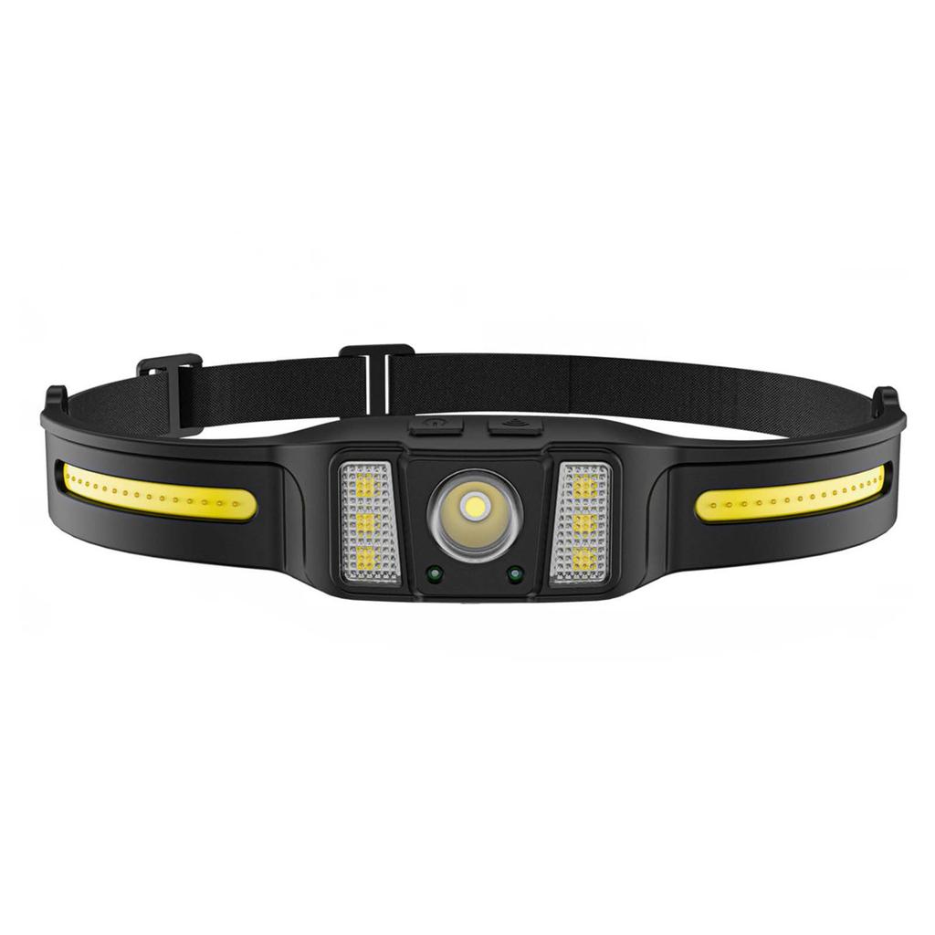 Outdoor Intelligent Sensor Headlight Long Battery Life Silicone Headlight Light Strong Light Super Bright Headlight