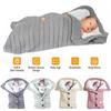 Swaddle Baby Infant Sleeping Bag Stroller Wrap Knitted Blanket Thicken Lamb Wool
