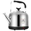 Stainless Steel Electric Kettle with Whistle, Large Capacity, Auto Shut-off, Insulated Teapot for Home Use.