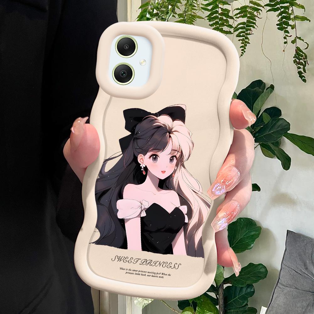 

Мягкий чехол для телефона Pretty Girl для Samsung Galaxy A52 A73 A12 A11 S24 Ultra 5G S23 S22 S21 S20 FE Wave Edge, противоударный защитный резиновый чехол Samsung A05 белый