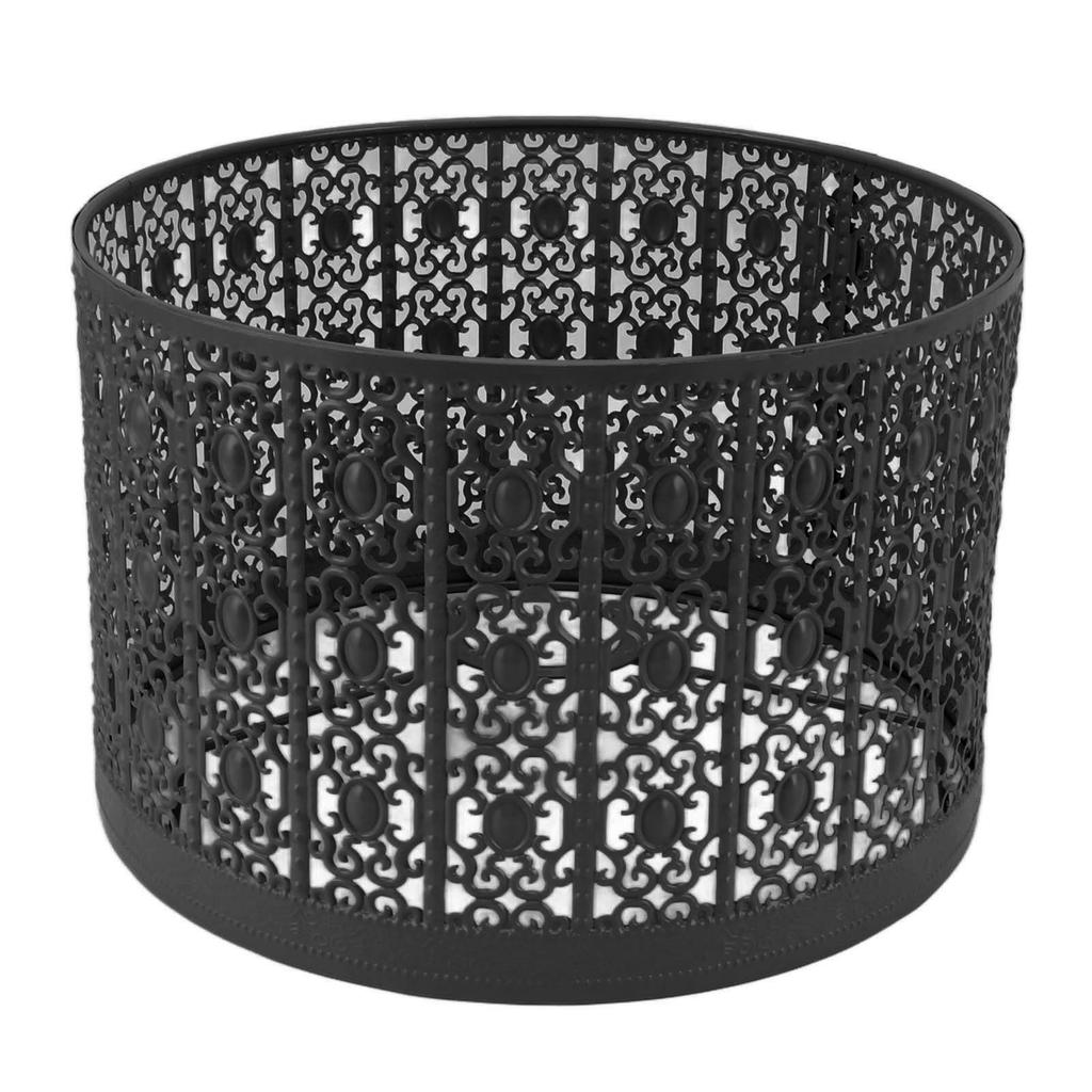 Lamp Shade Hollow Out Metal E27 E14 Clip On Easy Installation   Lamp Cover for Table Bedroom Living Room Home