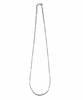 Medium Silver Chain Sterling Silver Direct Figaro 50cm [Lion Heart] Necklace, 0.2cm Wide, 925, Men's (with Pouch), Sale, Chain, (oxidized Finish)
