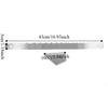 Metal Guitar Neck Ruler Silver Musical Instrument Accessories Precision Luthier Tool  Luthier Work