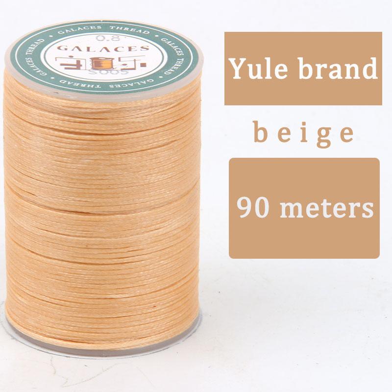 

DIY hand sewn leather goods wax thread 0.8mm hand sewn flat wax thread leather foreskin leather hand sewn thread