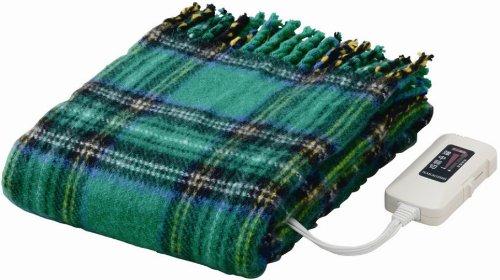 

Электрический плед для колен Nakagishi Клетка зеленый NA-052H(грамм)1