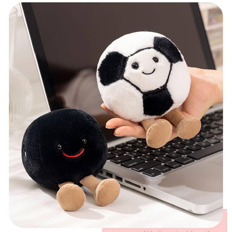 Entzückende Plüschtier-Sportpuppen für Fußball, Basketball, Baseball und Tennislustige Geschenke