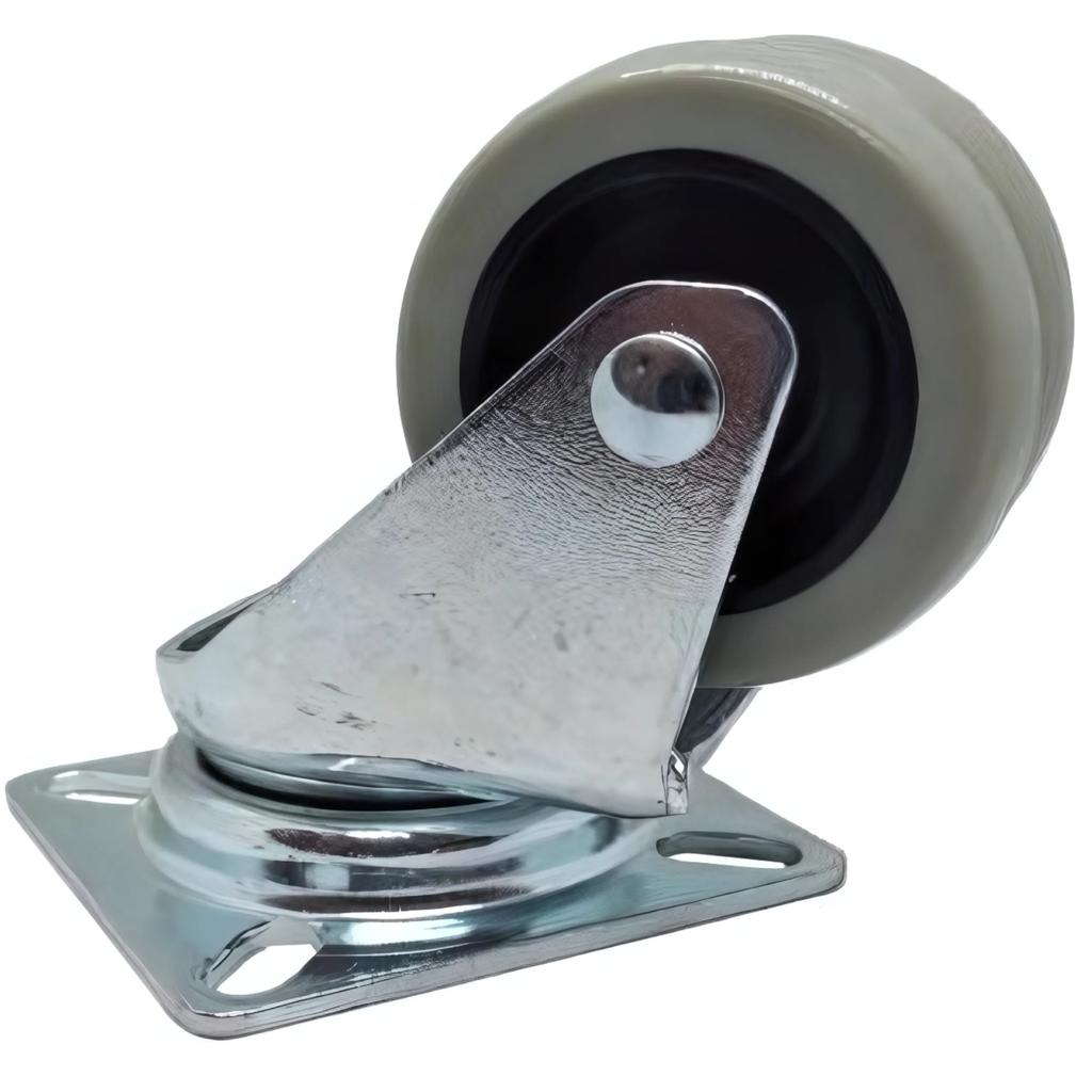 Double swivel wheel, 50mm, 100kg, polyurethane