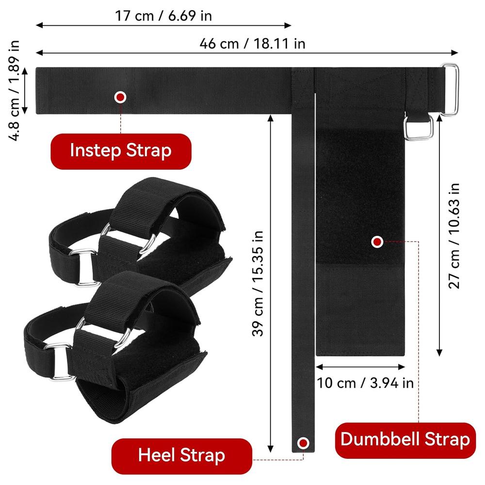 1 Paar Knöchelstütze Hantel Fußbefestigung, Tibialis Trainer, Verstellbare Knöchelgewichte, Neue Knöchelriemen zum Gewichtheben