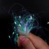 2Bag 2mm UV Flashabou Holographic Tinsel Stonefly Nymph Back Jig Body Wrap Lure Fishing Fly Tying Material