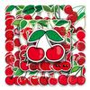 10/50pcs Cute Red Cherry Aesthetic Stickers Decal Laptop Luggage Phone Fridge Scrapbook Car Graffiti Sticker for Girl Kid Toys