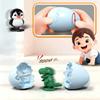Cartoon With Eggshell Cute Duckling Dinosaur Egg Shape Using Clockwork Power Can Walk Animal Doll Home Desktop Fun Decoration