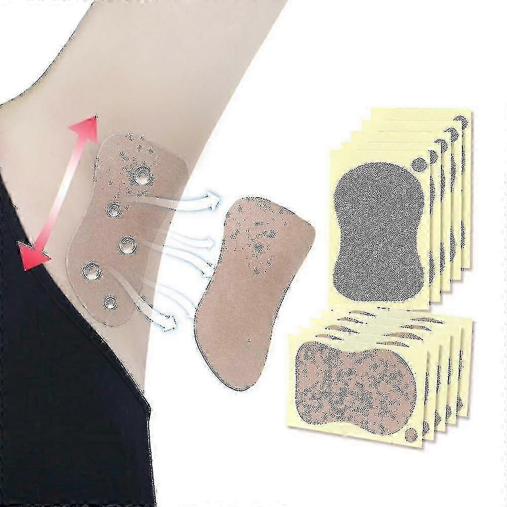 102050X Disposable Underarms Antiperspirant Stickers Armpit Sweat Pads Foot Deodorant Patch