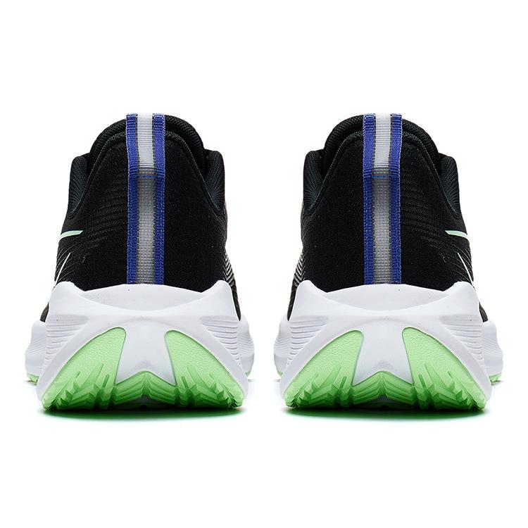 Li Ning Wuyue Cushioning Slip Resistant Abrasion Resistant Breathable Low Top Casual Running Shoes Men's Black ARST003-4