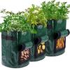 With Handles Growing Bag PE Planting Nursery Pot Flower Plant Pot  Vegetable Tomato Potato Flower