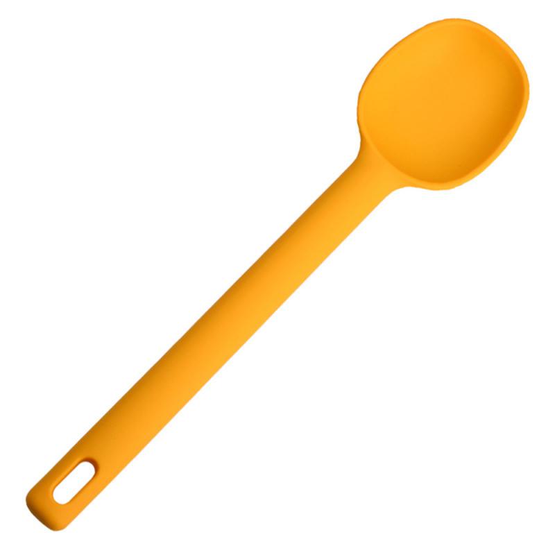 Silicone World Silicone Spoon Mixing Soup Spoons Kitchen Mixing Ladle Cooking Utensils Kitchenware Tool For Stirring And Serving