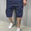 Men's Cross-Border Summer Cargo Shorts - American & European Size, Beach & Five-Point Style, Korean Design