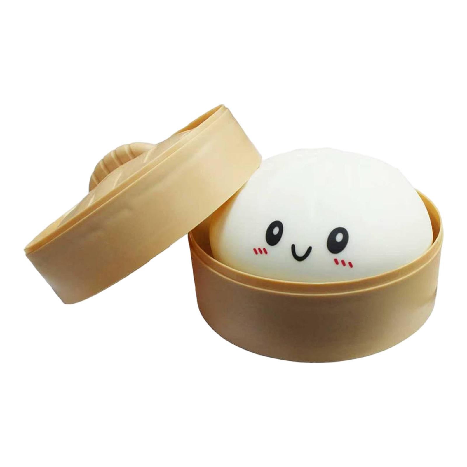 

Steamed Bun Sensory Toy, Dough Ball Stress Relief Toy, Stretchy Stress Ball Toys For ADHD One Size белый