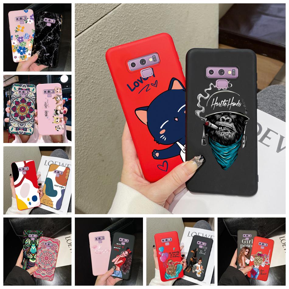 For Samsung Galaxy Note 9 Case Cover Cute Cat Cartoon silicon Back Cover TPU Funda For Samsung Galaxy Note 9 Note9 Phone Case