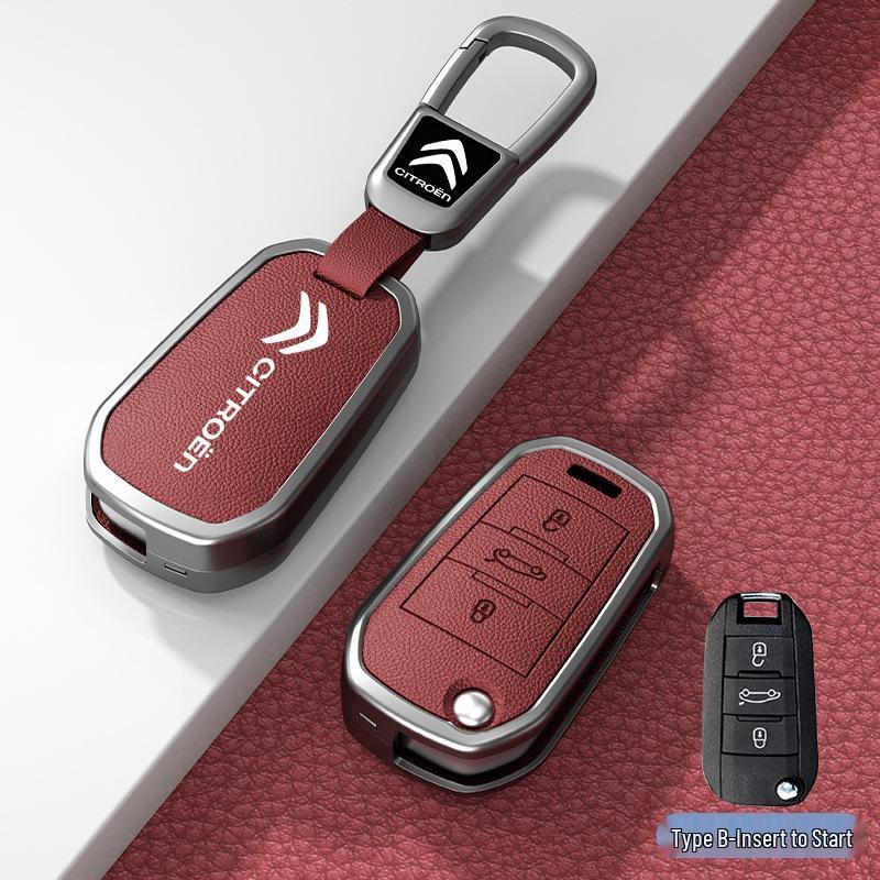 Car Key Cover & Buckle for Citroen C3XR, C4L, Tianyi, C5, C4 Sega, Elysee, C6 Models