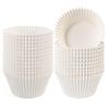 200pcsWhite Cupcake Liners Non-Stick Baking Cups Muffin Cupcake Wrapping Paper Wrinkle-Resistant Muffin Cups for Wedding Kitchen