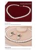 Velvet Pearl Necklace Jewelry Set Box - Mother's Day Gift Packaging and Storage Box