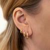 European & American Style Teardrop Hoop Earrings - High-End Niche Fashion