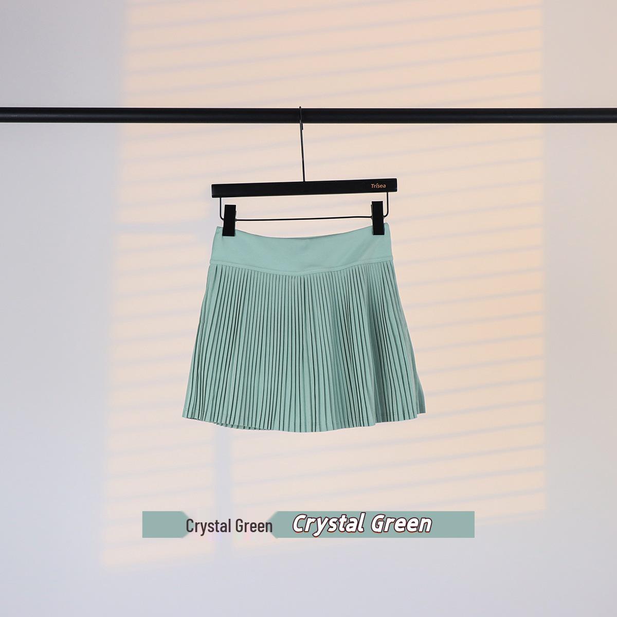 Lulu Women s Quick-Dry Pleated High-Waisted Accordion Skirt for Yoga, Fitness & Tennis M