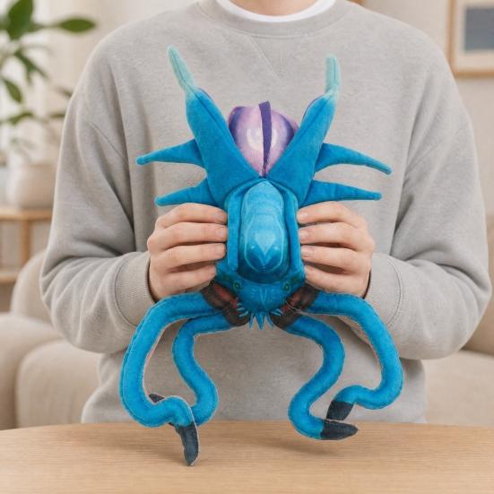 Soft Deep Sea Creature Plush Toy, Horror Game Inspired Stuffed Animal, Cute Ocean Doll for Bedroom Shelf, Collectible Gift for Fans